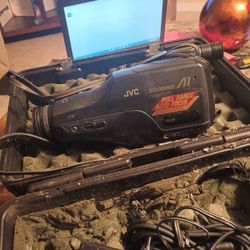 🔥 Vintage JVC GR-A1U Video Movie Handheld Camcorder W/Case
