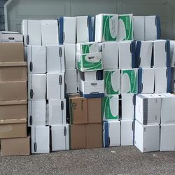 Storage Boxes & Bankers Boxes 200 Available