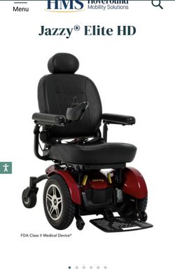 Jazzy M41 Wheelchair Black