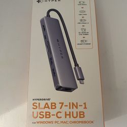 Hyper Slab 7 In 1 USB C Hub