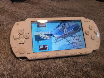 Playstation Psp 1000 White Series Mod--ded Video Game Console IPS upgrade