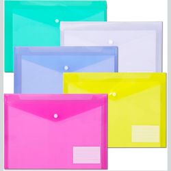 Document Holder Plastic Envelope