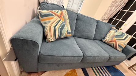 Blue Ashley Furniture Couch