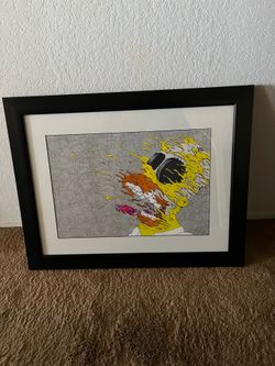 Matt Gondek signed print Deconstructed D’oh Nut