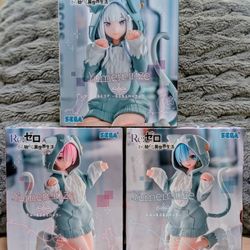 Re:Zero Starting Life in Another World: EMILIA, RAM and REM complete set 