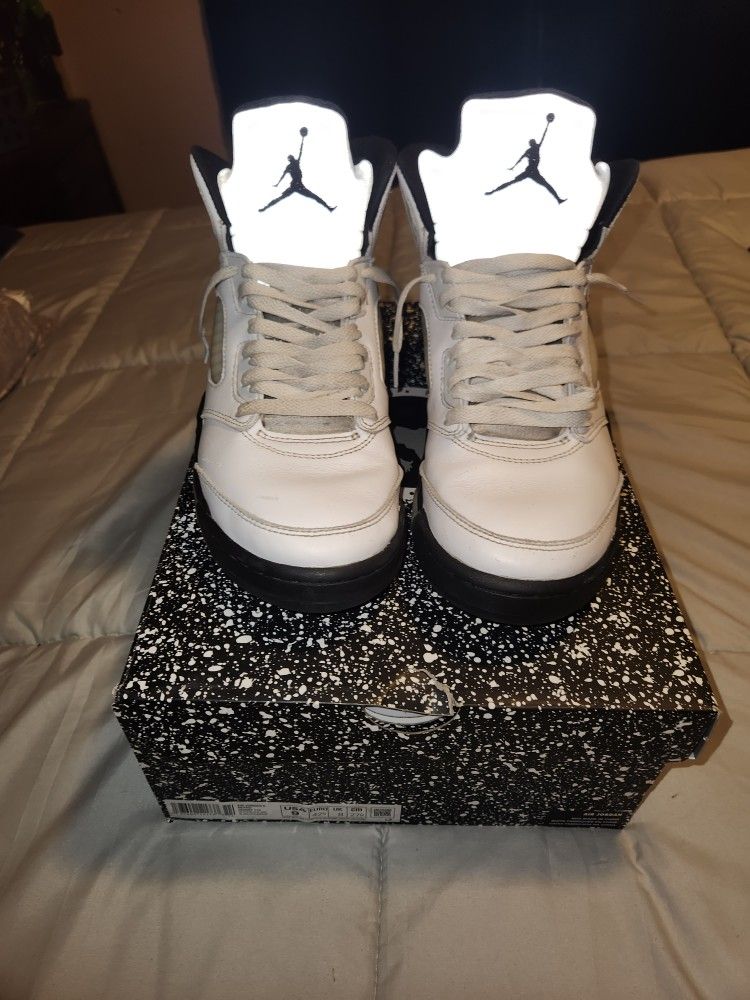Air Jordan 5 2024 White And Black (Read Description)