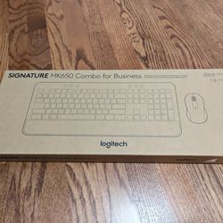 Logitech wireless keyboard and mouse combo