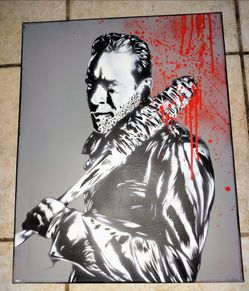 Negan Walking Dead Canvas Art