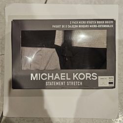 Michael Kors 2 Pack Micro Stretch Boxer Briefs  Size M