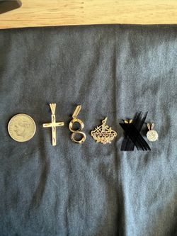 Real 14k Gold Pendant Lot