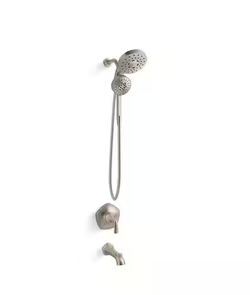 Sundae Single Handle 1-Spray Tub and Shower Faucet 1.75 GPM in. Vibrant Brushe