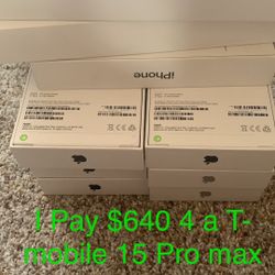 iPhone 15 Pro Max 256gb T-mobile 