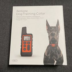 HKZOOI Dog Training Collar, Waterproof Electric Shock Collars for Dog with Remote, 3 Training Modes, Beep, Vibration and Electric Shock, Rechargeable 