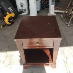 Big Wooden Nightstand 