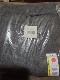 Hanes Fleece Sweatpants Gray L