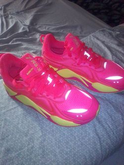 Puma RS-X Running Sneakers Pink Yellow