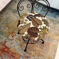 Vintage Pacsco mcm vanity swivel chair Stool  seat adjustable height