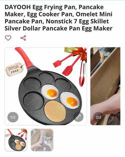 DAYOOH Nonstick 7-Hole Egg and Pancake Pan