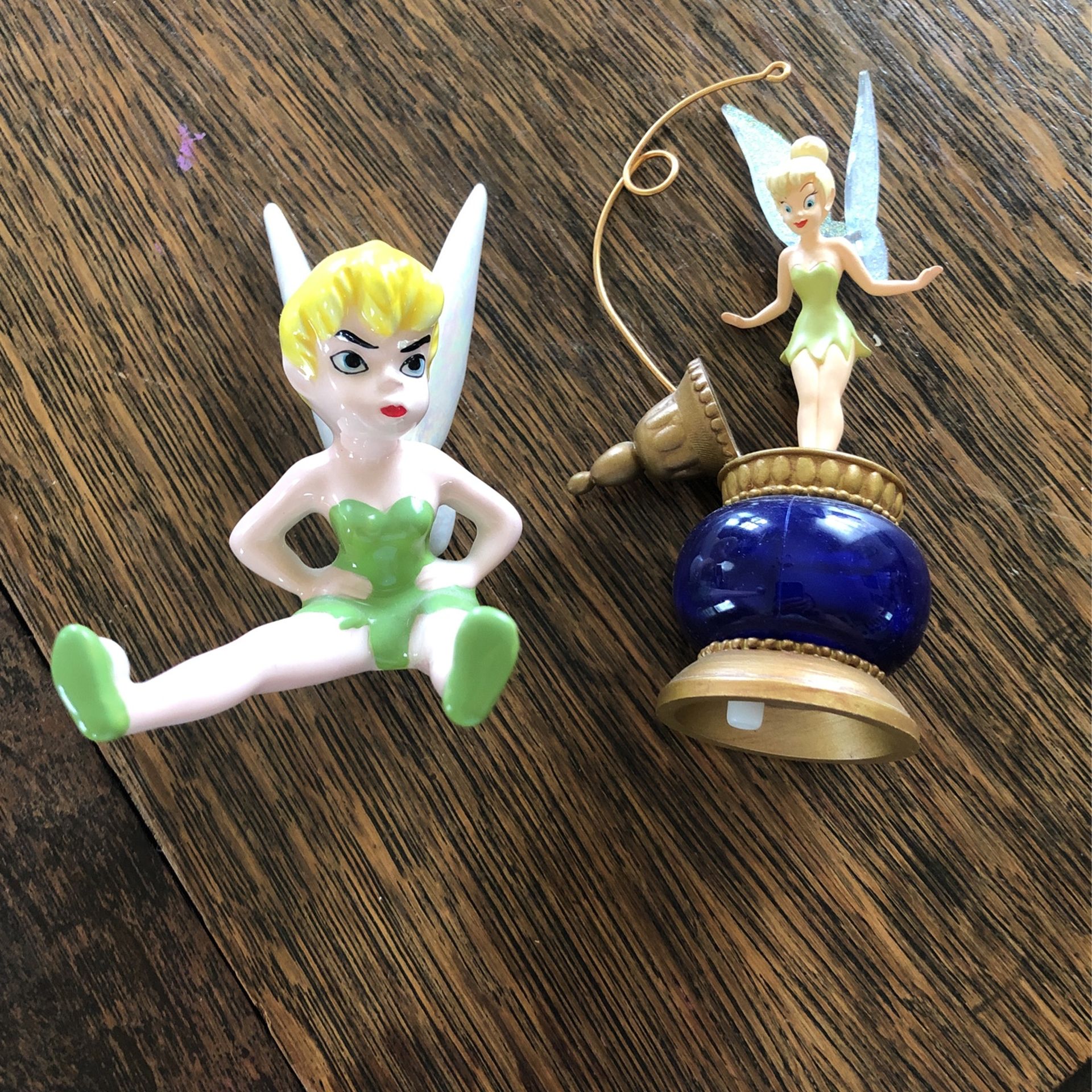 2Vintage Tinker bell Disney Figures 