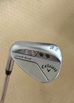 Left-Handed Callaway Jaws Raw 58° Wedge