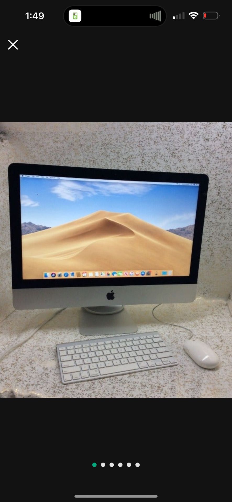 NEED GONE. iMac (21.5-inch, Late 2012)  i5, 8GB memory/1TB hdd w/Nvidia GT 640M. Need gone.