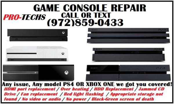 We Fix All Consoles Ps5 XBOX ONE X Playstation 4 