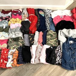 2T Toddler Fall And Winter Girls Clothes Bundle