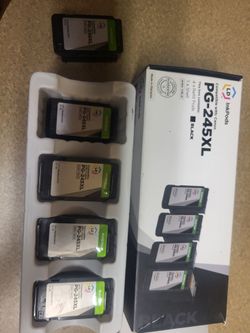 Brand new 5 cartridges of Black ink