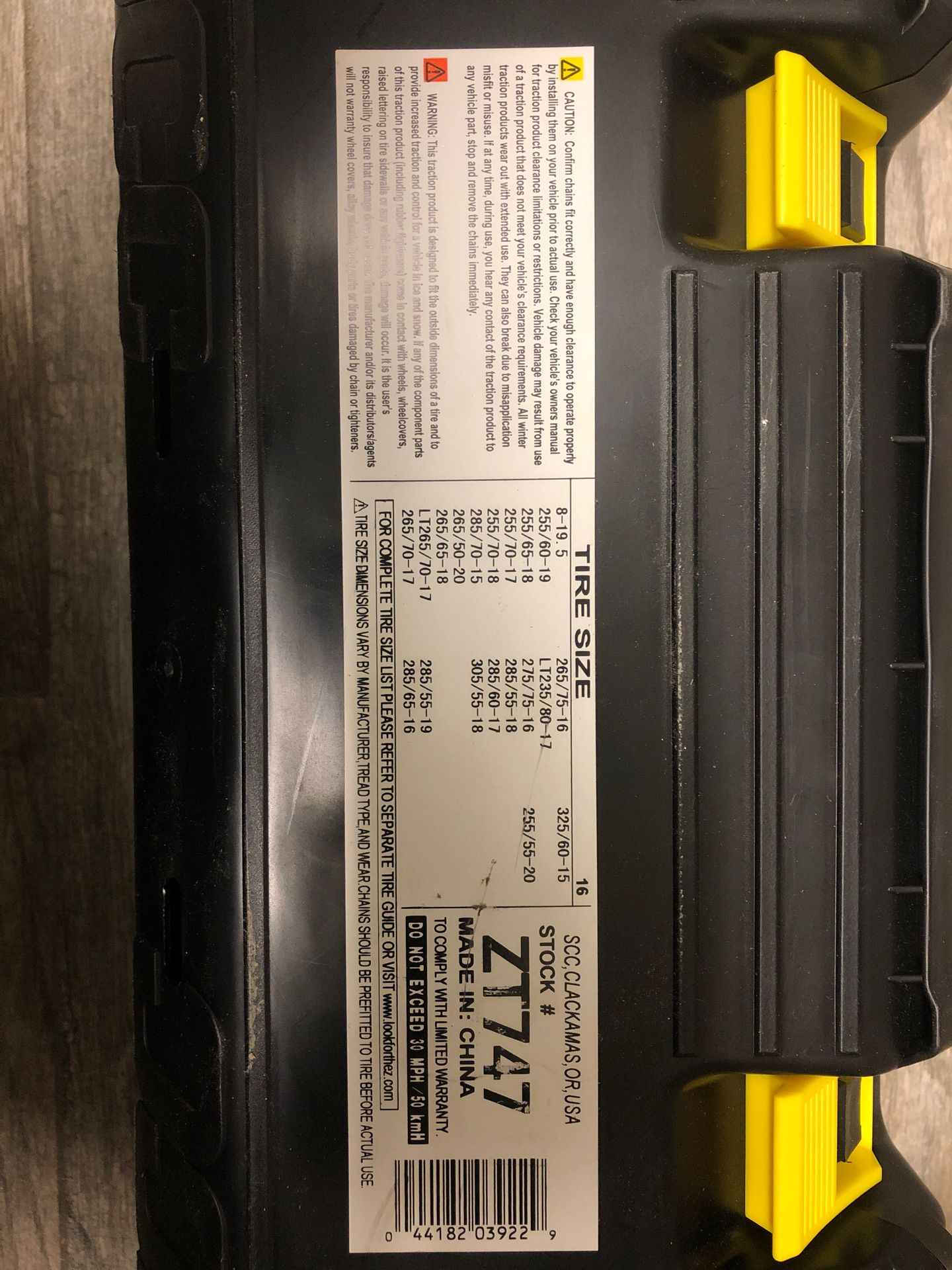 ZCable Light Truck, SUV Tire Chains ZT747 for Sale in Buena Park, CA OfferUp