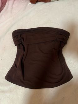 Brown tubetop