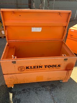 Klein 48” Steel Job Box, With Wheels