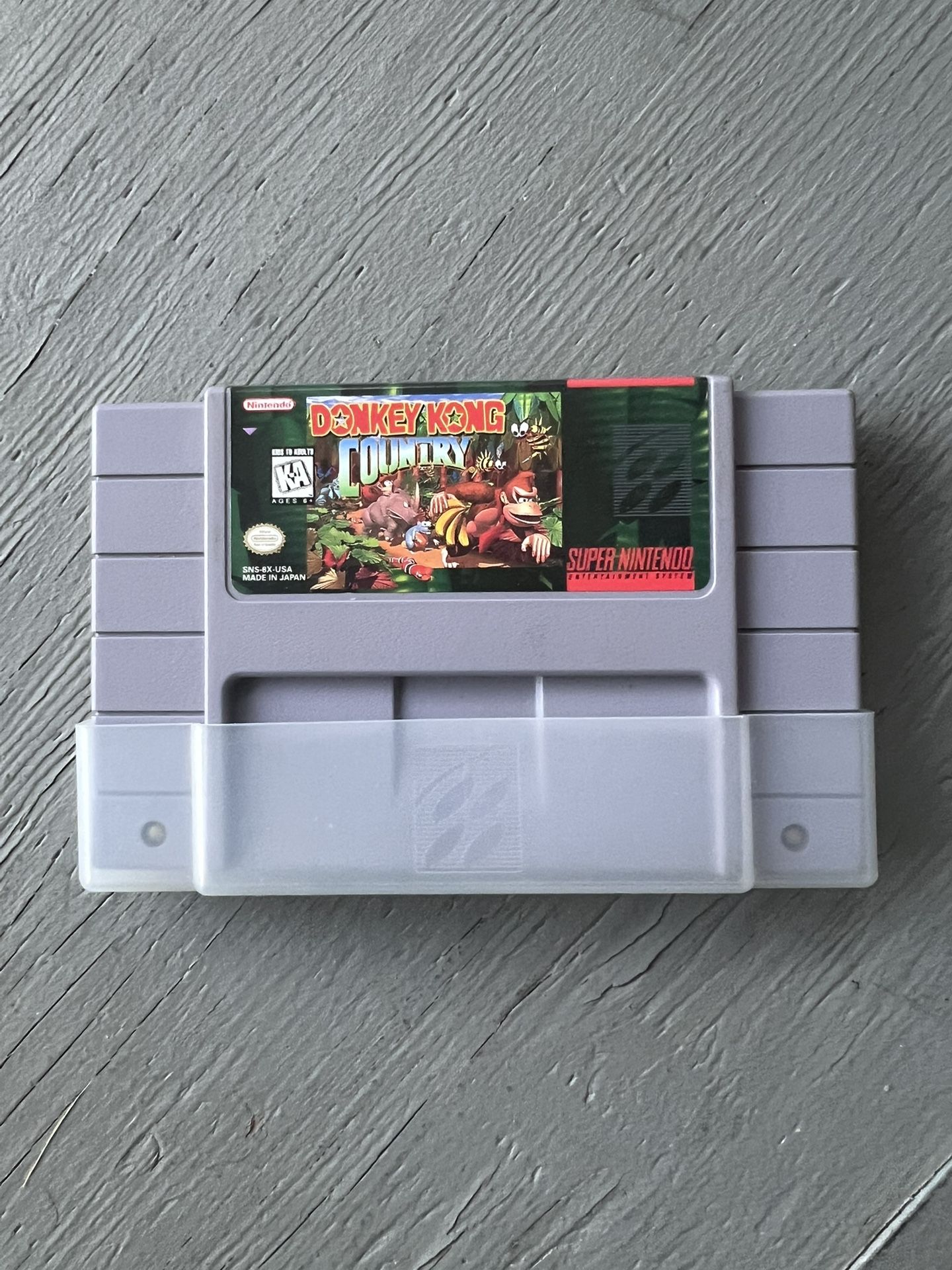 Donkey Kong Country (Super Nintendo SNES, 1994) Authentic