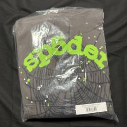 Sp5der Hoodie Slate Grey