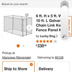 Dog Kennel Chain Link
