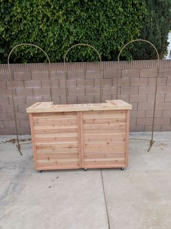 Wooden Bar Collapsible