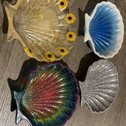 resin shell soap trays