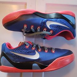 KOBE 9 SZ. 4.5y PINK WITH BLUE