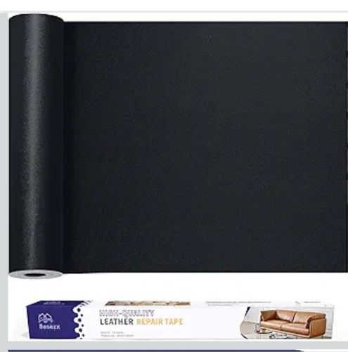 Leather Repair Patch Tape Kit, Self Adhesive Leather Repair for Furniture, Couch, Sofa, Car Seats,Office Chair,Vinyl Repair Kit.30inx16in