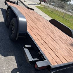 Wood Deck Car Hauler 