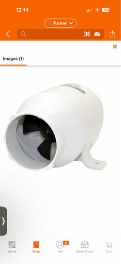 In-Line Bilge Blower - 3 in. Inlet/Outlet, CFM 158