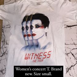 Katy Perry Concert T Size Small Women’s 