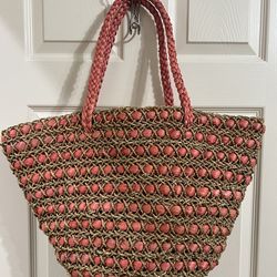 Straw Handbag from Chicos