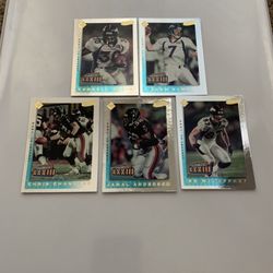 1999 Super bowl XXXIII Supreme Football card Set 1-5