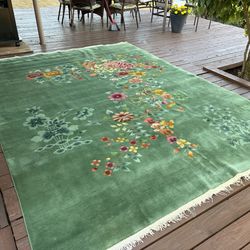 Vintage Art Deco Chinese Rug (Original)