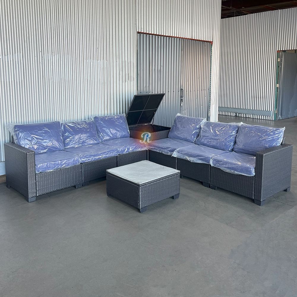 8pc Outdoor Patio Furniture Couch Set