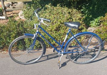 Vintage English Raleigh Step Through Bike