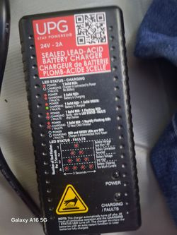 Sealed battery charger