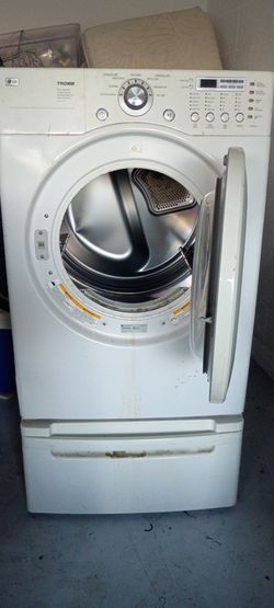 LG Tromm Front Load Dryer with Pedestal