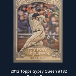 2012 Topps Gypsy Queen Buster Posey