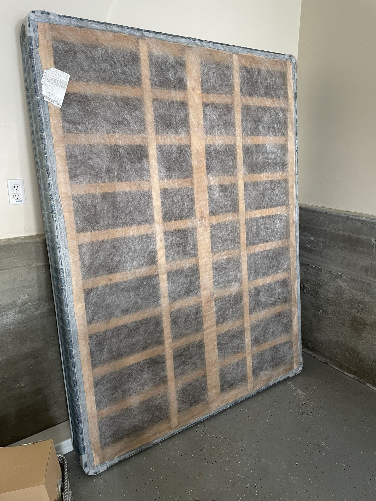 Wooden Box spring And Mattress (price For Both)